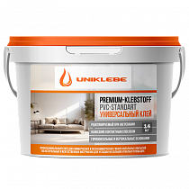 Универсальный клей для напольных покрытий UNIKLEBE Premium PVC-Standart 14кг. от магазина  Carpet-Center.ru