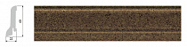 Шпонированный плинтус CORKSTYLE Natural Cork Brown 60х22х2500 от магазина  Carpet-Center.ru